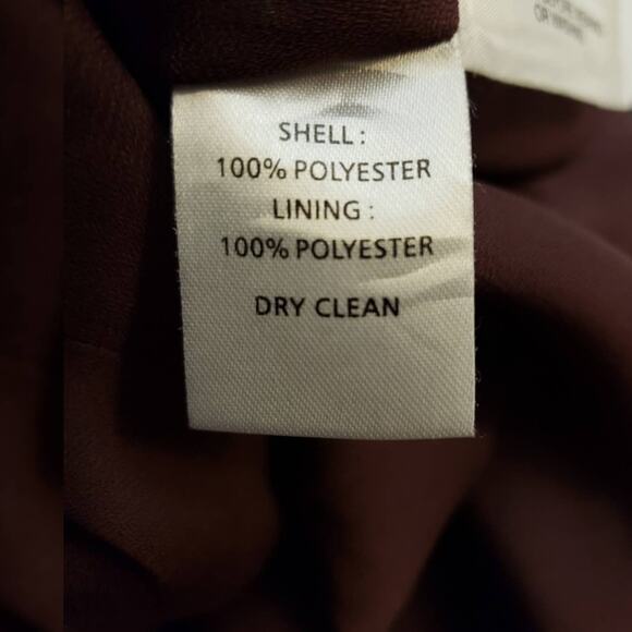 Ann Taylor Loft Dress Womens 2 Purple Abstract Design Sleeveless 100% Polyester - Picture 5 of 5